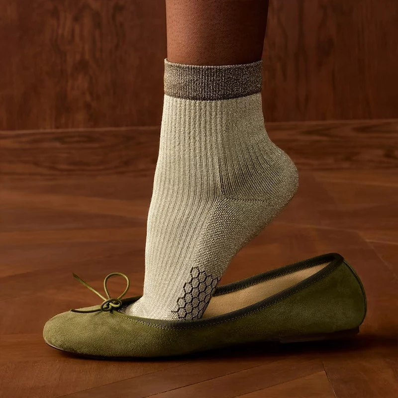 Custom Shine Ribbed Socks best
